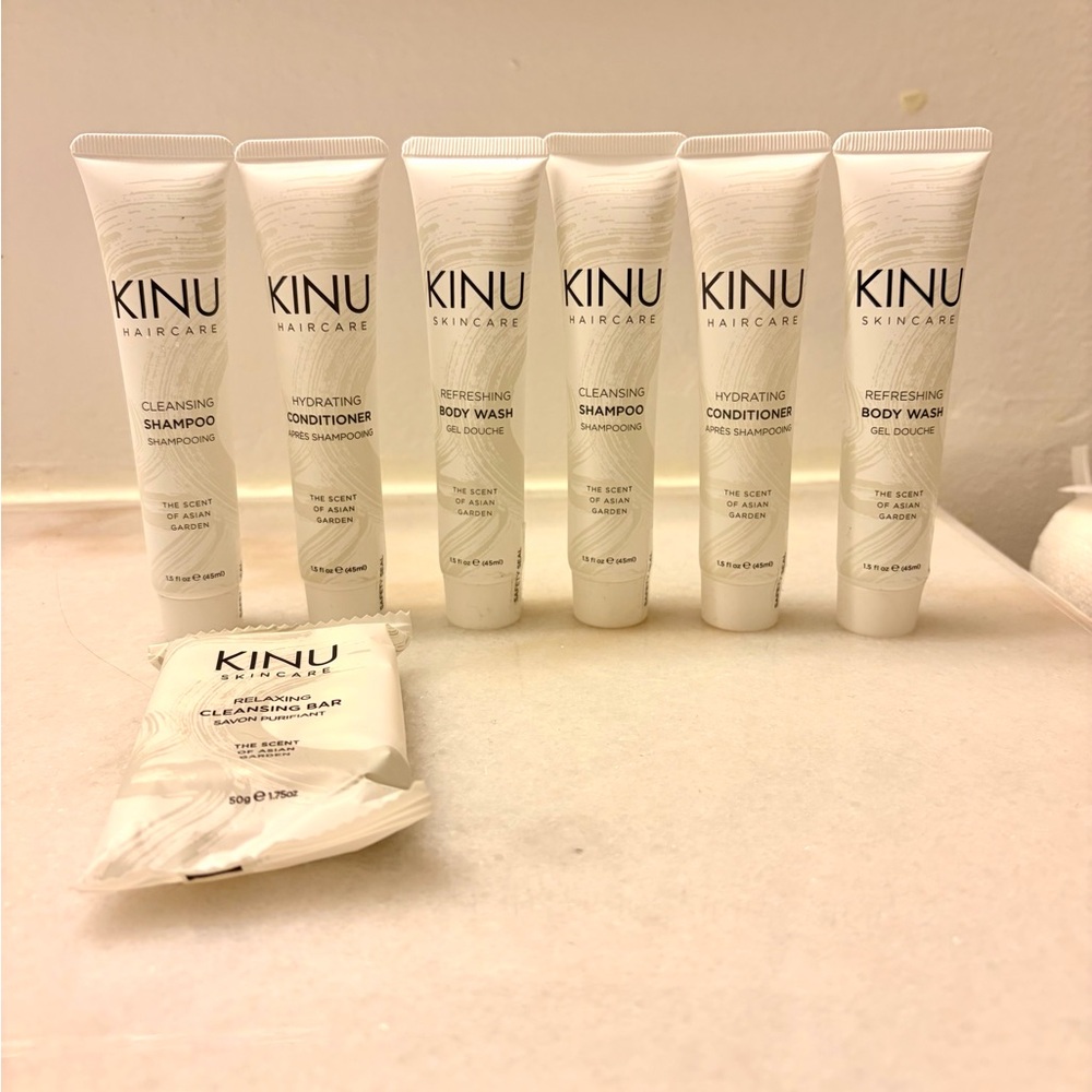 Kinu Haircare and Skincare Travel Set